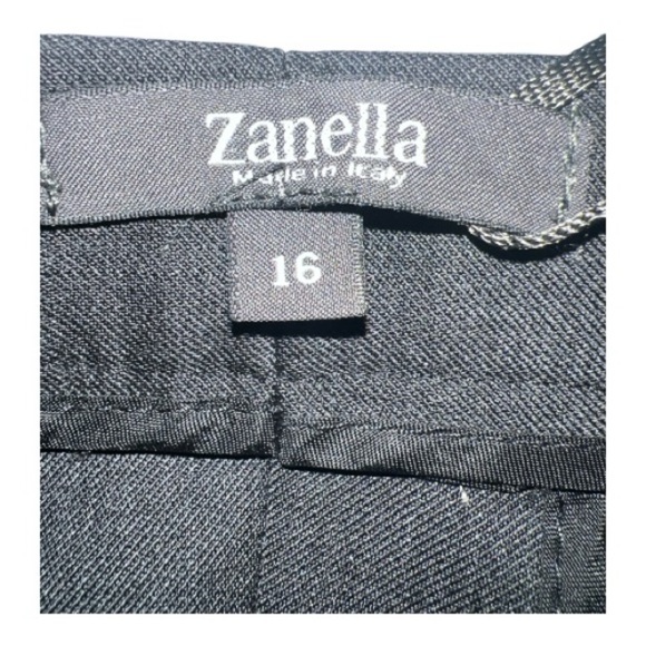 Zanella Elegant Black Italian Trousers in 100% Virgin Wool - Picture 4 of 9